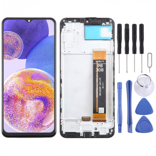 Pour Samsung Galaxy A23 4G SM-A235F OEM LCD écran numériseur assemblage complet avec cadre SH11011564-37