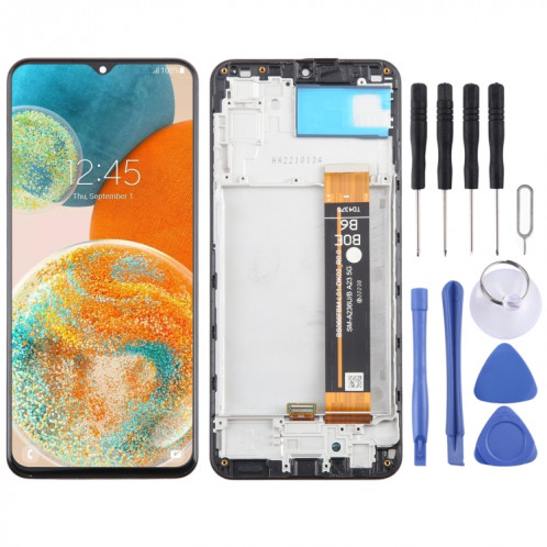 Pour Samsung Galaxy A23 5G SM-A236B OEM LCD écran numériseur assemblage complet avec cadre SH11021076-37