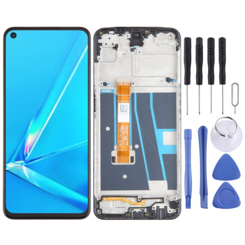 Pour OPPO A92 4G OEM écran LCD numériseur assemblage complet avec cadre SH1207743-37