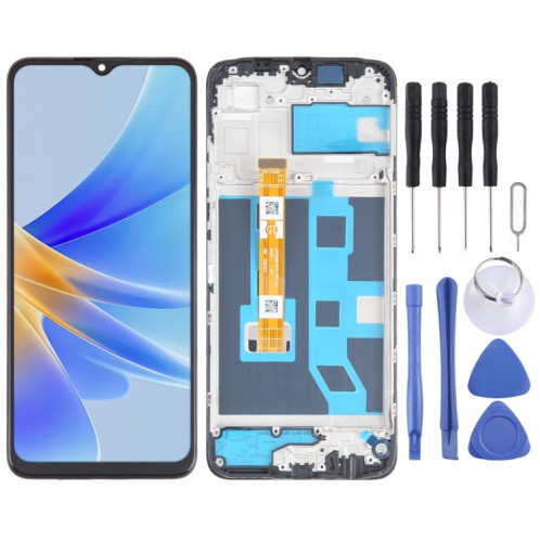 Pour OPPO A17K OEM écran LCD numériseur assemblage complet avec cadre SH1232206-37