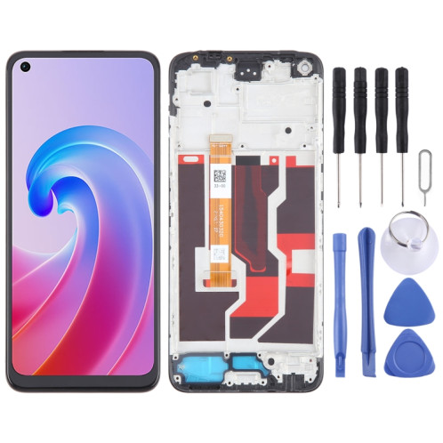 Pour OPPO A96 4G OEM écran LCD numériseur assemblage complet avec cadre SH1235844-37