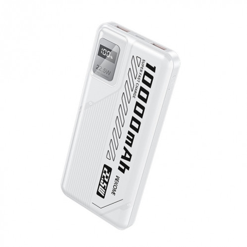 WK WP-23 Mecha II Series 10 000 mAh 22,5 W Banque d'alimentation à charge ultra rapide (blanc) SW601A1608-38