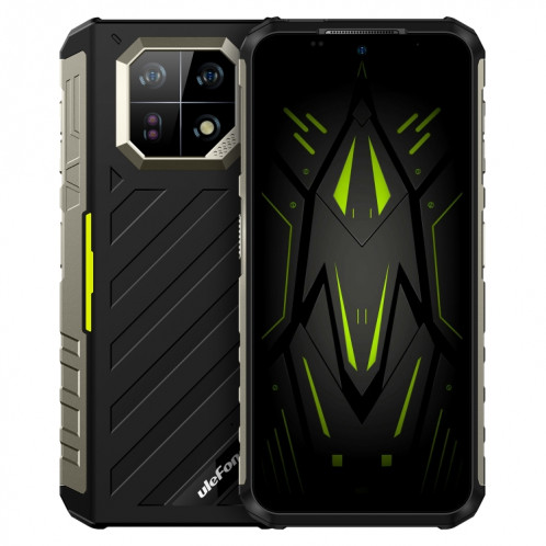  Ulefone Armor 22, 8 Go + 256 Go, téléphone robuste IP68/IP69K, 6,58 pouces Android 13 MediaTek Helio G96 Octa Core, réseau : 4G, NFC, OTG (certains verts) SU102A673-312