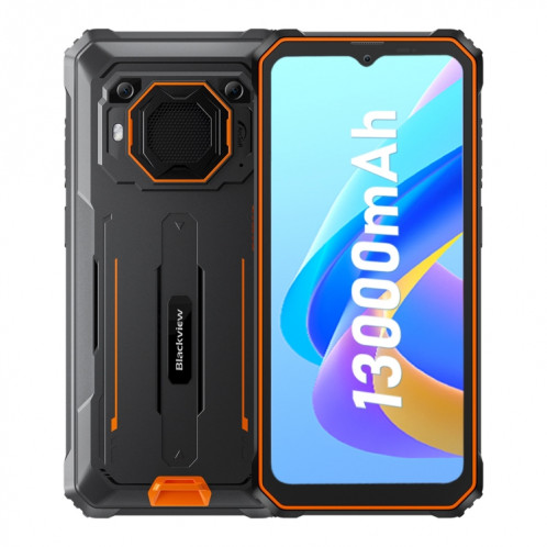  Blackview BV6200 Pro, 6 Go + 128 Go, IP68/IP69K/MIL-STD-810H, 6,56 pouces Android 13 MediaTek Helio P35 Octa Core, réseau : 4G, OTG (Orange) SB302B1792-330