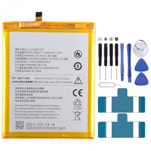 Remplacement de la batterie pour ZTE Vodafone Smart V8 VFD710 SH88061040-30