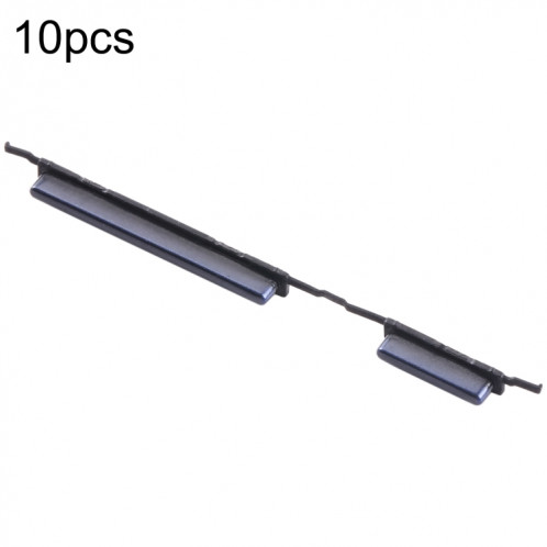 Pour Samsung Galaxy A10 SM-A105 10 pièces bouton d'alimentation + bouton de contrôle du volume (noir) SH662A1995-34