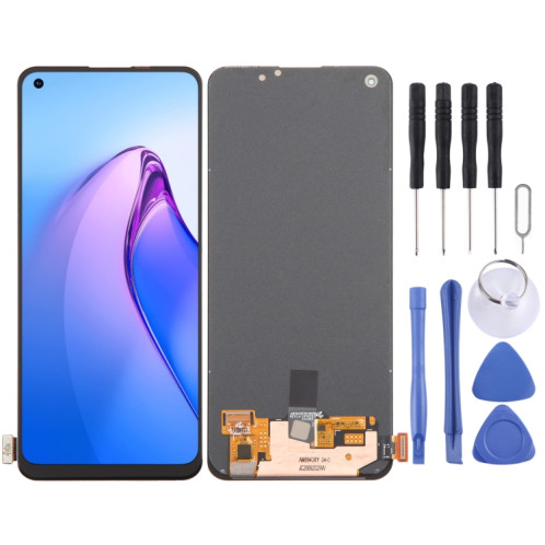 Pour OPPO Reno8 Z 5G écran LCD AMOLED d'origine avec numériseur assemblage complet SH5810485-37
