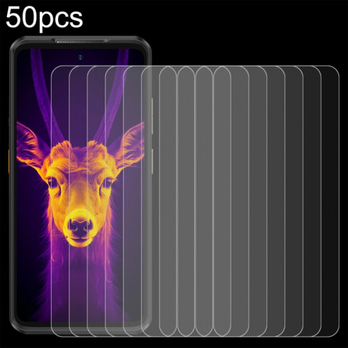 Pour Ulefone Armor 25T, 50 pièces, Film en verre trempé 0.26mm 9H 2.5D SH19121968-36