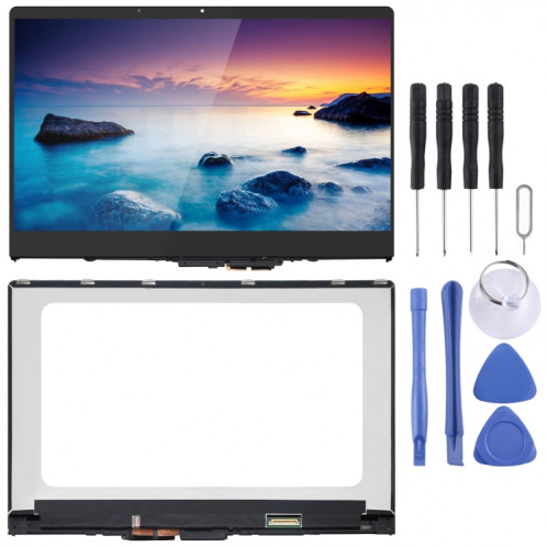 Écran LCD FHD pour Lenovo Yoga 710-15IKB, assemblage complet avec cadre SH33061863-34