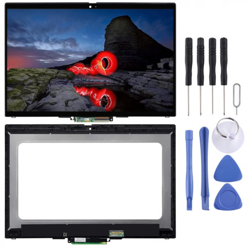 Écran LCD pour Lenovo X13 Yoga Gen 2, assemblage complet avec cadre 1920x1200 SH39011433-34