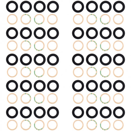 Objectif de caméra arrière pour Samsung Galaxy M53 SM-M536B, 10 pièces SH24041958-34