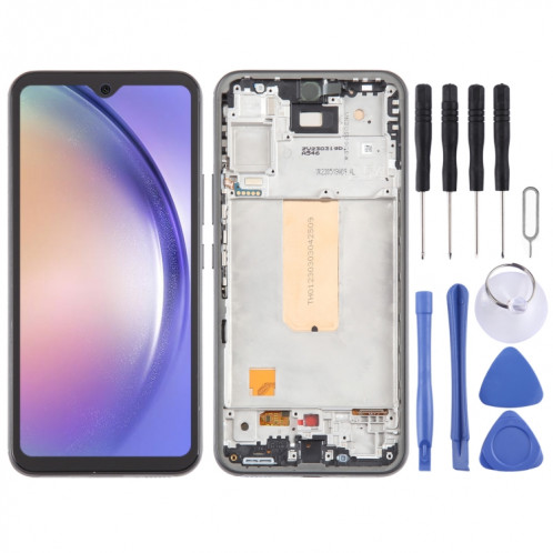 Pour Samsung Galaxy A54 SM-A546B Incell LCD écran numériseur assemblage complet avec cadre (ne prenant pas en charge l'identification par empreinte digitale) SH55011813-37