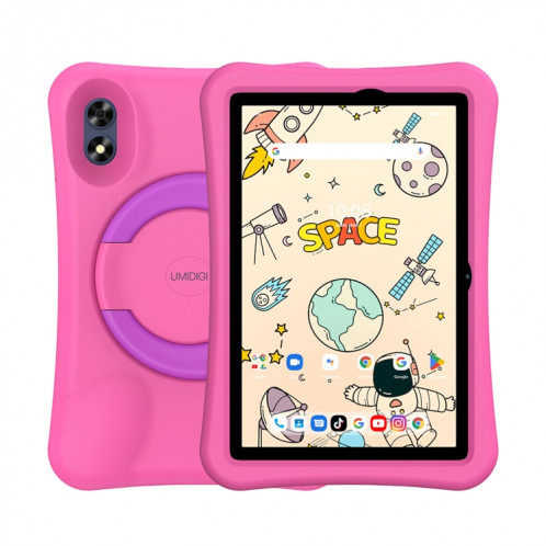  UMIDIGI G2 Tab Tablette PC pour enfants 10,1 pouces, 4 Go + 64 Go, Android 13 RK3562 Quad-Core, version mondiale avec Google, prise UE (rose bonbon) SU101A1997-313