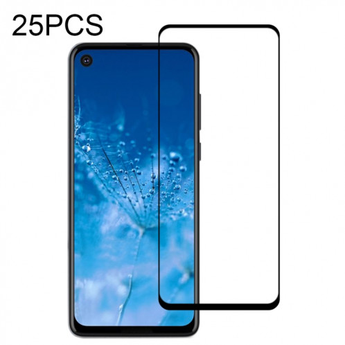 Pour Motorola Moto P40 Power 25 PCS Full Glue Film en verre trempé plein écran SH23011424-37