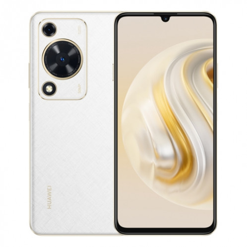 HUAWEI Enjoy 70, 8 Go + 256 Go, identification par empreinte digitale latérale, 6,75 pouces HarmonyOS 4.0 Kirin 710A Octa Core 2,0 GHz, réseau: 4G, OTG, ne prend pas en charge Google Play (blanc) SH402B1991-37