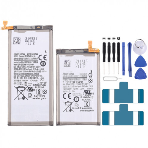 Batterie de remplacement pour Samsung Galaxy Z Fold3 5G SM-F926, 2 pièces, EB-BF926ABY 2120mAh/EB-BF927ABY 2280mAh SH03011739-34