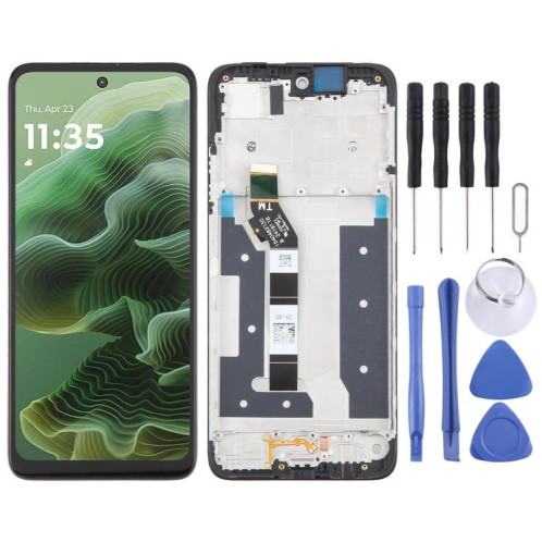 Écran LCD OEM complet avec châssis pour Motorola Moto G35 SH90191400-37
