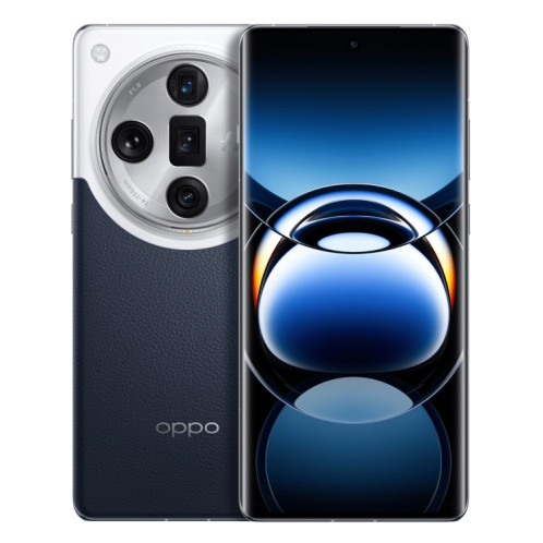 Téléphone OPPO Find X7 Ultra AI, 12 Go + 256 Go, empreinte digitale d'écran, 6,82 pouces ColorOS 14.0 Qualcomm Snapdragon 8 Gen3 Octa Core jusqu'à 3,3 GHz, OTG, NFC, réseau : 5G (bleu foncé) SO801B1513-318