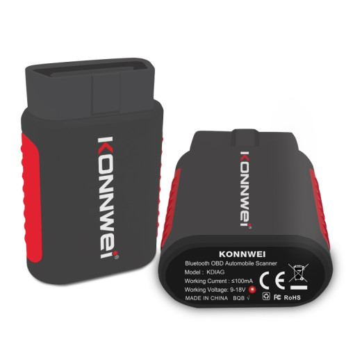 Scanner de diagnostic complet du système OBDII de voiture KONNWEI K DIAG (noir rouge) SK601A1169-39