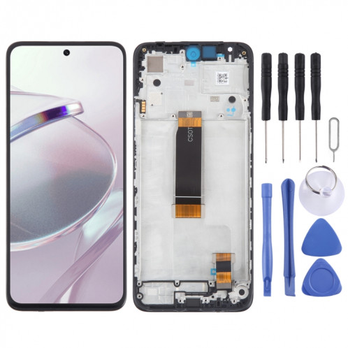 Pour Xiaomi Redmi 12 5G IPS matériel écran LCD numériseur assemblage complet avec cadre SH180922-37