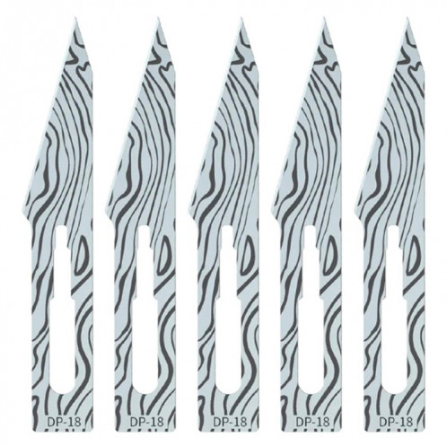 5 pièces Mijing DP-18 lame Non magnétique NO.11 polie à la main SM52991469-36