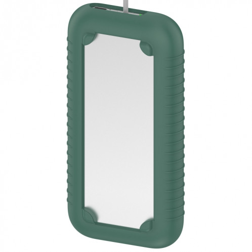 Pour Apple Vision Pro Accessoires Power Bank Storage Étui de protection en silicone (vert foncé) SH501B273-35