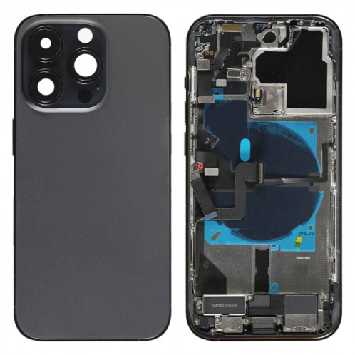 For iPhone 14 Pro Battery Back Cover Assembly, Version:CE EU Version(Black) SH602A1994-38