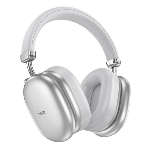 Casque de jeu Bluetooth à réduction active du bruit hoco W35 Max BT5.4 ANC (argent) SH001B1910-38