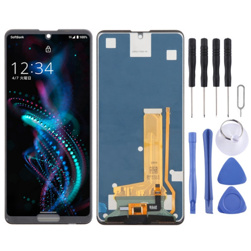 Pour Sharp Aquos R5G Écran LCD d'origine avec numériseur Assemblage complet SH19011543-37