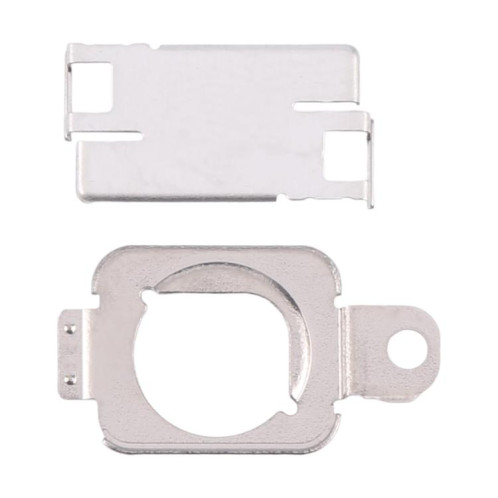 Pour iPhone 15 Plus 1 paire de couvertures en fer pour lampe de poche / micro (sur la coque arrière) SH54031361-34