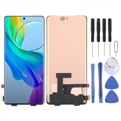 Pour vivo Y78+ Écran LCD OLED avec numériseur Assemblage complet avec identification d'empreintes digitales SH62121011-37