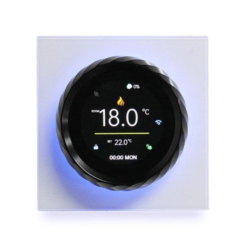 Thermostat à bouton fileté pour chauffe-eau BHT-2007-P16-GA, écran couleur TFT 1,6 pouce (blanc et noir) SH801A1318-313
