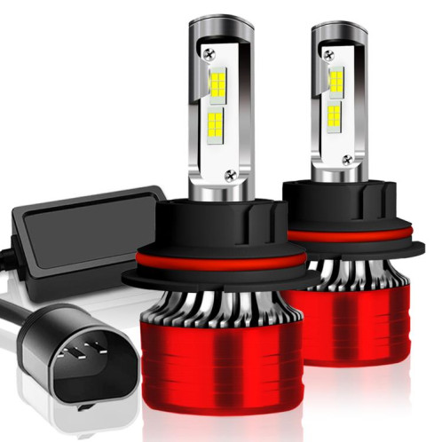 9007 Lot de 2 ampoules LED pour phares de voiture 25 W 2500 lm 6000 K SH73041589-311