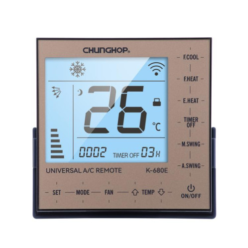 Télécommande universelle pour climatiseur CHUNGHOP K-680E SC17171514-36