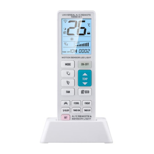 Télécommande universelle pour climatiseur CHUNGHOP K-2268E avec capteur lumineux LED SC1730697-35