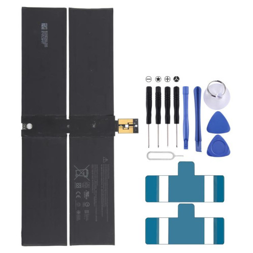 Batterie pour ordinateur portable Microsoft Surface 1/2 1769 DYNK01/G3HTA036H 2-LQN-00004 5970 mAh avec câble flexible droit SH19801742-34