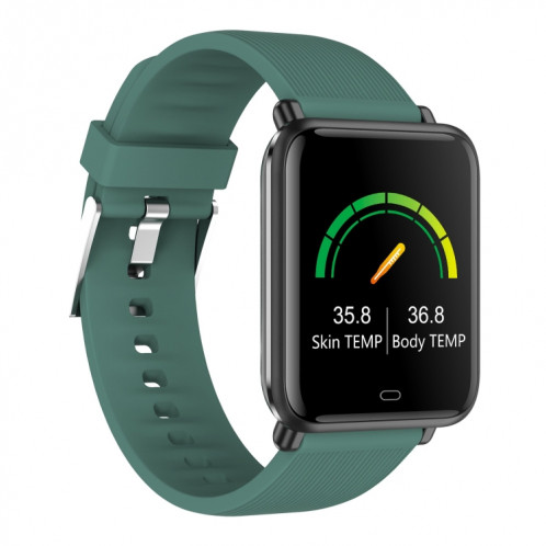 Q9T 1.3 pouces TFT écran tactile double mode Bluetooth Smart Watch, prise en charge de la détection de la température corporelle / moniteur d'oxygène sanguin / tensiomètre (vert) SH401E609-316