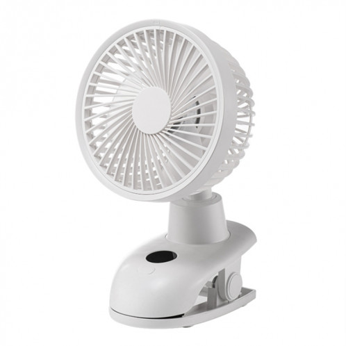 D601Y Portable USB Clip-on Oscillant Petit Ventilateur (Blanc) SH076W251-39