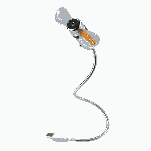 Ventilateur de lumière flexible de l'affichage LED de l'heure de mini horloge USB durable, DC 5V SH21561859-37