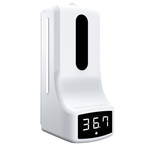 Distributeur automatique de Gel Hydroalcoolique sans contact 1000 ml + prise de température (blanc) SH142W433-39