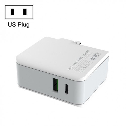 LDNIO A4403C 30W PD + Auto-ID FIXABLE Voyage rapide Chargeur avec un câble USB micro 1M SL99US1497-39