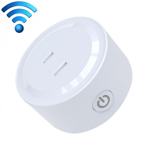 10A Forme Ronde WiFi Mini Plug APP Télécommande Minuterie Smart Socket Fonctionne avec Alexa et Google Accueil, AC 100-240 V, Japon Plug SH0368701-37