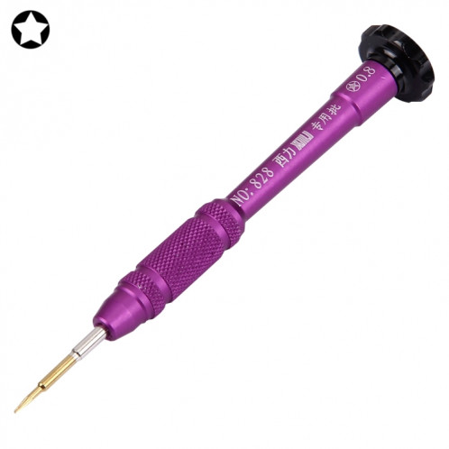 Pour iPhone 7 & 7 Plus outil de réparation professionnel approprié outil ouvert Pentagram tournevis (violet) SF980P1909-37