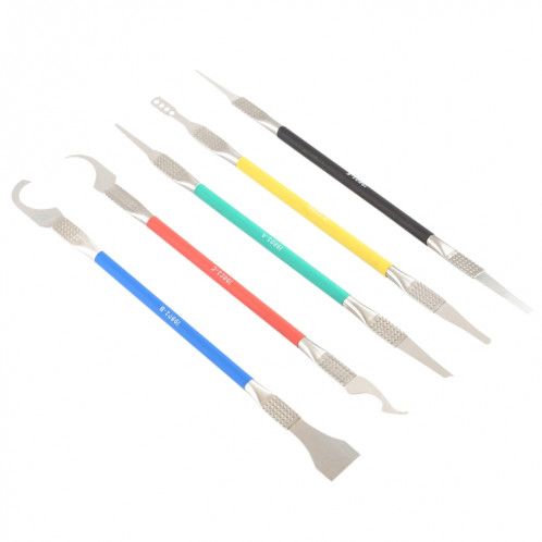 Kaisi i9801 CPU professionnel téléphone portable / tablette tiges de démontage en plastique kits d'outils de réparation de pied de biche SK1122369-36
