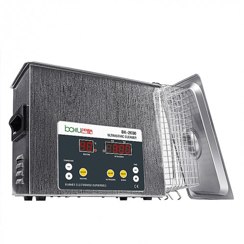 BAKU BK-2000 120 W 3.36L LCD affichage chauffage ultrasonique Cleaner avec panier, AC 220 V, UE Plug SB381A1979-38