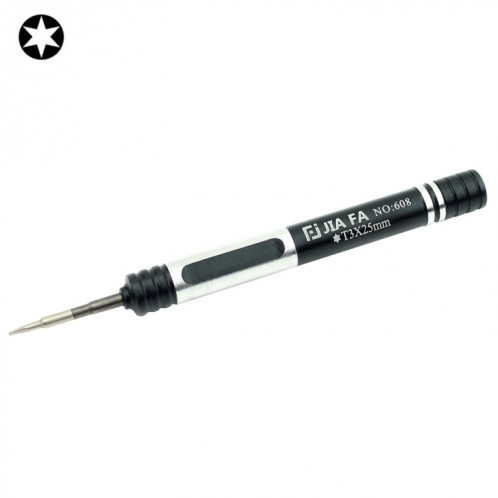 JIAFA JF-608-T3 Tournevis de réparation de téléphone portable Torx T3 (Noir) SJ6310289-35