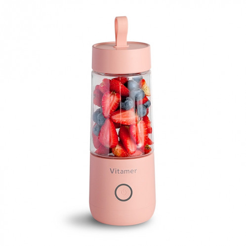 Vitamer USB Mini Portable Juicer Juice Blender Citron Fruit Squeezers Alésoirs Bouteille (Rose) SH568F925-310