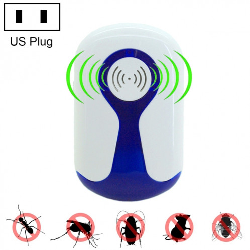 Répulsif ultrasonique électronique de ravageur d'insecte de rat de 2 PCS 3W avec la lumière, prise des USA, CA 90-240V SR015D1775-38