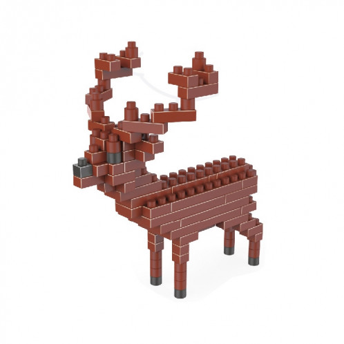 Sika Cerf Motif En Plastique Particule De Diamant Building Block Lego Assemblé Jouets SH72111436-34