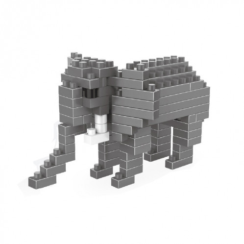 Éléphant modèle en plastique particule de diamant diamant bloc de construction assemblé jouets Lego SH6723268-34